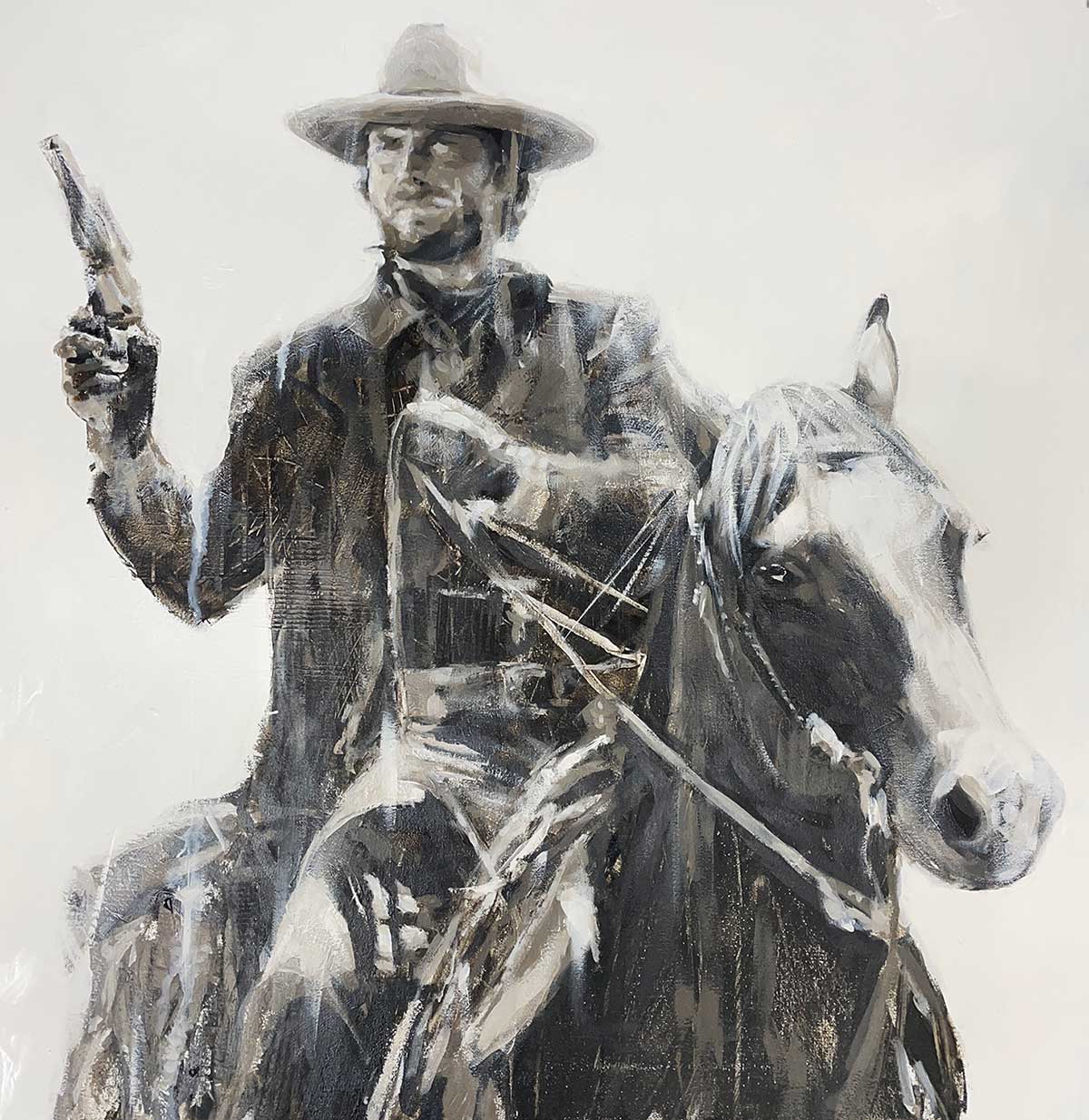 Western horse print “Clint Eastwood”